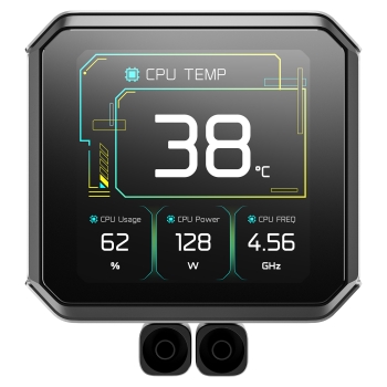 Preview: K COOLER Wasserkühlung Deepcool Spartacus 360 LCD black