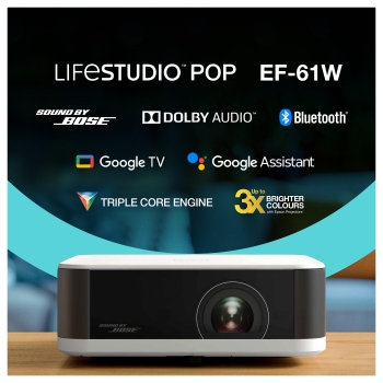 Preview: (1920x1080) Epson EF-61W 3LCD-Laserprojektor 16:09 700-Lumen White