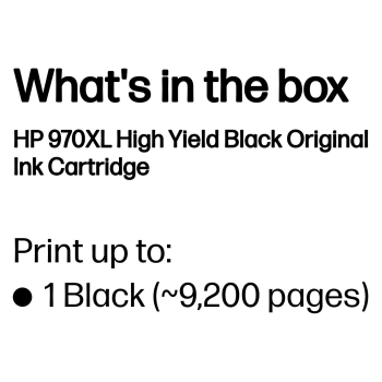 Preview: HP 970XL original Ink cartridge CN625A black