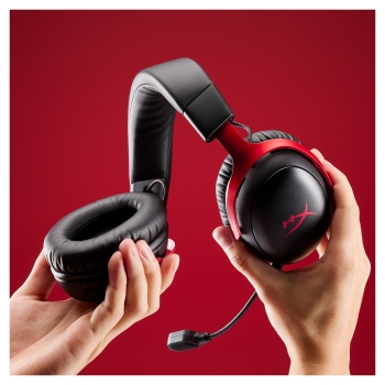 Preview: HyperX Headset A59Z0AA / Cloud III S Wireless Rot auf Schwarz