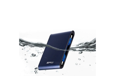 Preview: Silicon Power Festplatte 6.3cm 1TB USB3.0 A80Anti-shock/blue extern retail
