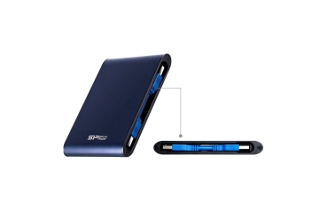 Preview: Silicon Power Festplatte 6.3cm 1TB USB3.0 A80Anti-shock/blue extern retail