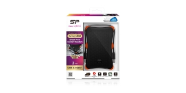 Preview: Silicon Power Festplatte 6.3cm 2TB USB3.0 A30Anti-shock Blac extern retail