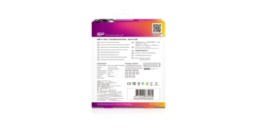 Preview: Silicon Power Festplatte 6.3cm 2TB USB3.0 A30Anti-shock Blac extern retail