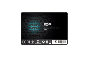 Silicon Power SSD 240GB 6.3cm SATAIII S55 3D Nand Black