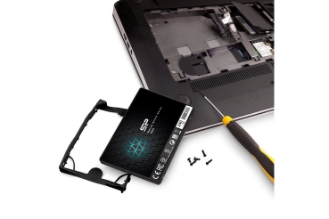 Preview: Silicon Power SSD 240GB 6.3cm SATAIII S55 3D Nand Black