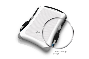 Preview: Silicon Power Festplatte 6.3cm 2TB USB3.0 A30Anti-shock Wei� extern retail