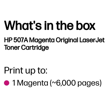 Preview: HP 507A original Toner cartridge CE403A magenta standard capacity 6.000 pages 1-pack