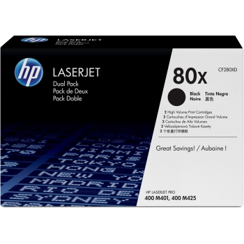 HP original Toner cartridge CF280XD black high capacity 2 x 6.900 pages 2-pack