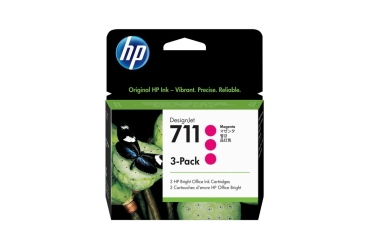 HP 711   3x Magenta             Tintenpatrone