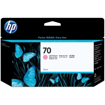 HP 70 original Ink cartridge C9455A light magenta standard capacity 130ml 1-pack with Vivera Ink cartridge