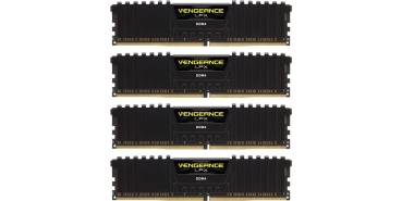 Preview: DDR4  64GB PC 2666 CL16 CORSAIR KIT (4x16GB) Vengeance LPX retail
