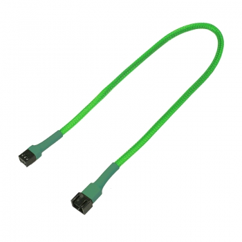 Kabel Nanoxia 3-Pin Verlängerung, 30 cm, neon-green