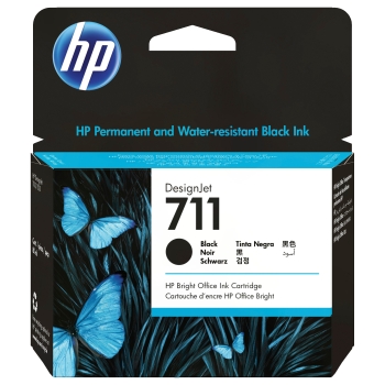 HP 711 Original Tinte schwarz hohe Kapazitt 80ml 1er-Pack