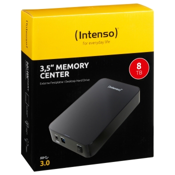 Preview: 3.5 8TB Intenso Memory Center USB 3.0 black