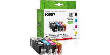 KMP Patrone Canon CLI-571 Multipack 500-715 S. C107PIXV kompatibel