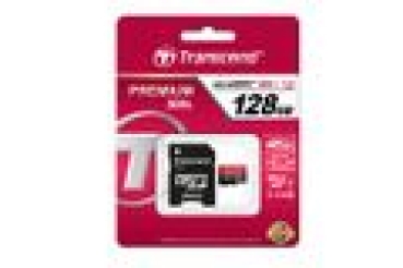 Preview: SD microSD Card 128GB Transcend SDXC UHS1 w/adapter