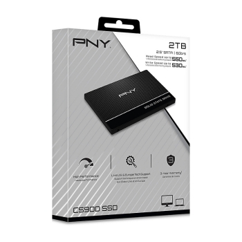 Preview: 2.5 2TB PNY (6.3cm) SATAIII CS900 retail