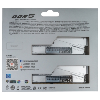 Preview: 32GB (2x16) Patriot PC6400 Viper XTREME 5 Mpower RGB