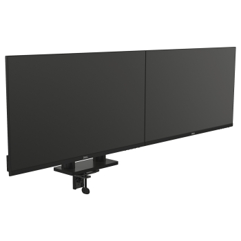 Preview: DELL Monitor-Halterung MDA20 DELL-MDA20 schwarz für 2 Monitore. Tischklemme