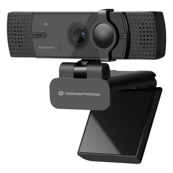 CONCEPTRONIC Webcam USB-A2.0/-C 120°4K/30Hz UltraHD+Mikro sw