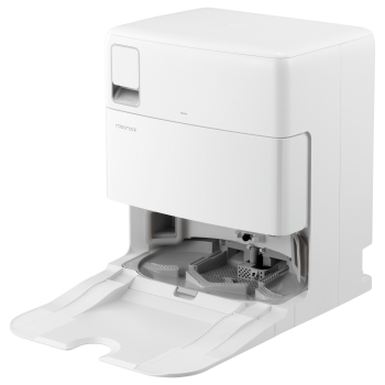 Qrevo Plus Weiß (Version mit Wasseranschluss) Saug-Wisch-Roboter mit Reinigungsstation