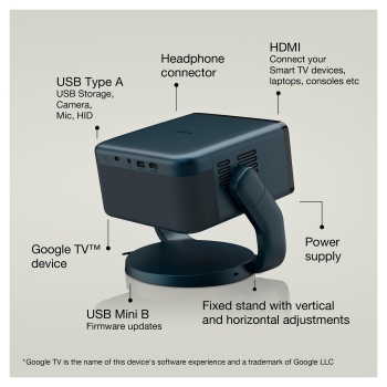 Preview: EPSON EF-22N Laser Projector 1.000lm Full HD 3LCD Technology
