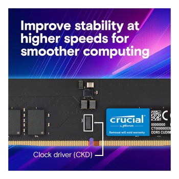 Preview: 64GB Crucial 6400 Kit 64GB 2x32GB CUDIMM CL52