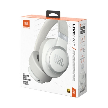 Preview: JBL LIVE 770 NC Wireless Bluetooth Over-Ear Kopfhörer white