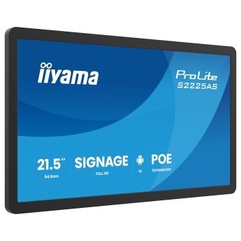 iiyama 54.6m (21.5) S2225AS-B1P 16:9 USB-C IPS
