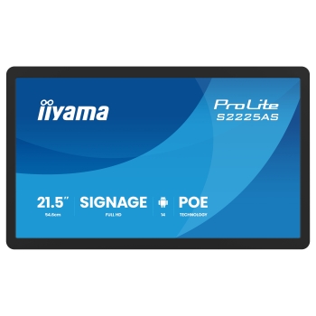 Preview: iiyama 54.6m (21.5) S2225AS-B1P 16:9 USB-C IPS