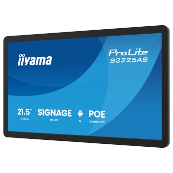 Preview: iiyama 54.6m (21.5) S2225AS-B1P 16:9 USB-C IPS