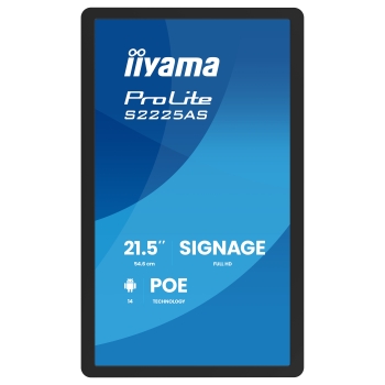 Preview: iiyama 54.6m (21.5) S2225AS-B1P 16:9 USB-C IPS