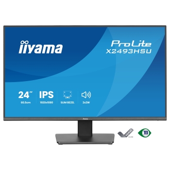 Preview: iiyama ProLite X2493HSU-B1 Monitor 60.5 cm (24) mattschwarz