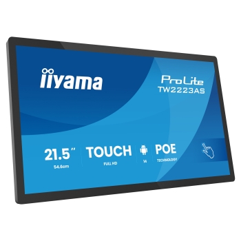 iiyama55.0cm (21.5) TW2223AS-B3P 16:9 M-Touch USBC Android