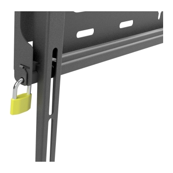 Preview: IIYAMA Wandhalter 400x400mm -125kg schwarz/abschliebar