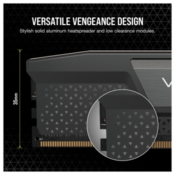 Preview: 128GB Corsair DIMM 5600 (4x 32 GB) Quad-Kit (schwarz. CMK128GX5M4B5600C40. Vengeance. INTEL XMP)