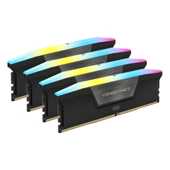 64GB Corsair DIMM 6200 (4x 16 GB) Quad-Kit (schwarz. CMH64GX5M4B6200C32. Vengeance RGB. INTEL XMP)