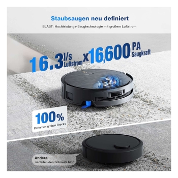 Deebot Saugroboter X9 PRO OMNI black