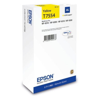 EPSON Tinte gelb 39.0ml WF Pro 8xxx. ''XL''