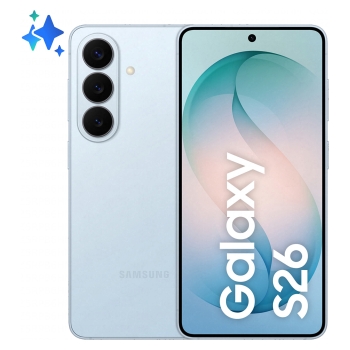 Samsung Galaxy S26 512GB Sky Blue 15.93cm (6.3) OLED Display. Android 16. 50MP Triple-Kamera