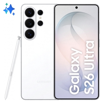 Samsung Galaxy S26 Ultra 512GB White 17.49cm (6.9) OLED Display. Android 16. 200MP Quad-Kamera