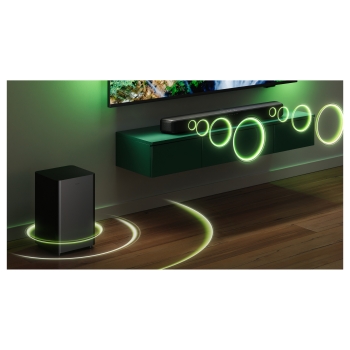 Preview: Philips Soundbar 2.1 TAB5309/10 mit kabellosem Subwoofer schwarz