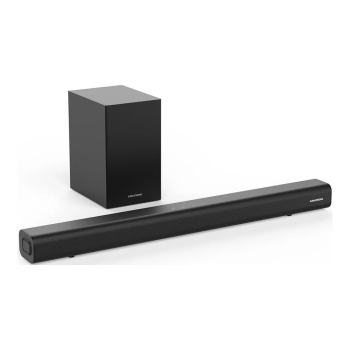 Preview: GRU DSB 991SW Soundbar 2.1. 90 Watt BT HDMI(ARC) AUX inkl.kabellosem Sub