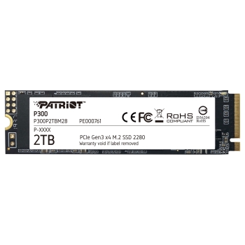 M.2 2TB Patriot P300 PCIe 3.0 2100/1650 PE761