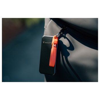 Preview: 1TB Verbatim Pocket USB 3.2 Typ-C schwarz-rot