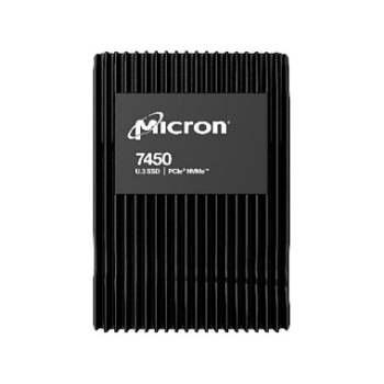 2.5 3.84TB Micron 7450 PRO Read Intensive MTFDKCC3T8TFR-1BC1ZABYYR 1.04 DWPD 63.5mm U.3 PCIe 4.0 x4 (NVMe) SSD 256bit AES