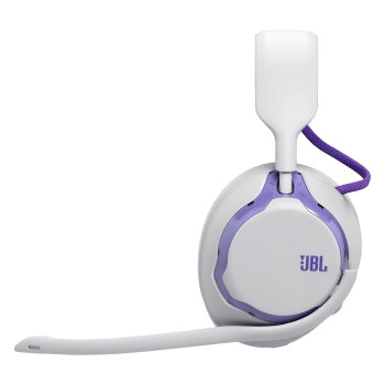 Preview: JBL Quantum 650 Wireless Over-Ear-Gaming-Headset. weiss/violett