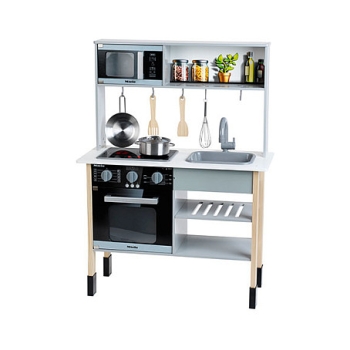 Theo Klein Miele Holz-Spielzeugkche (hellgrau)