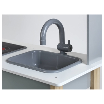 Preview: Theo Klein Miele Holz-Spielzeugkche (hellgrau)